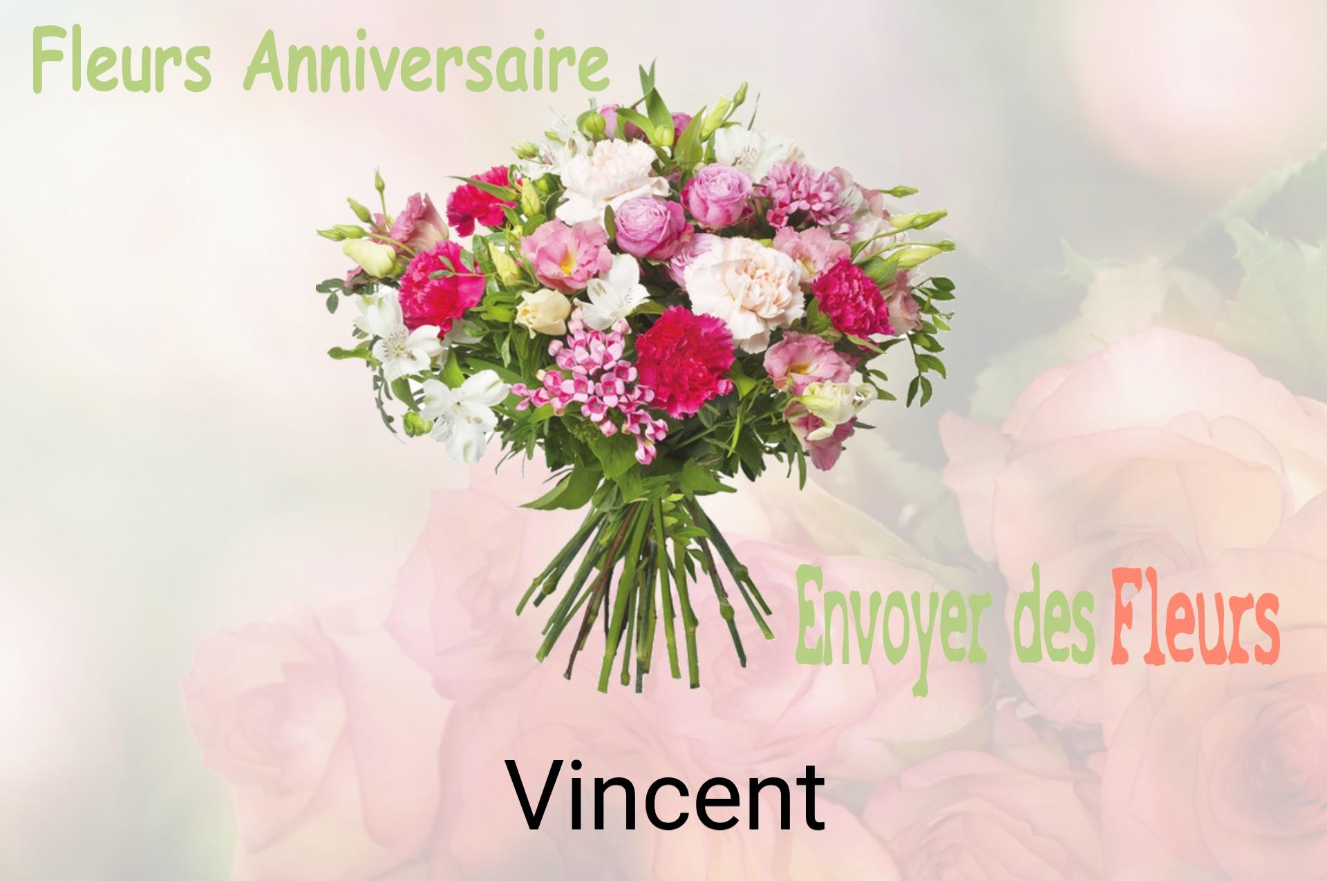 Bouquet de fleurs d’anniversaire livré à Vincent