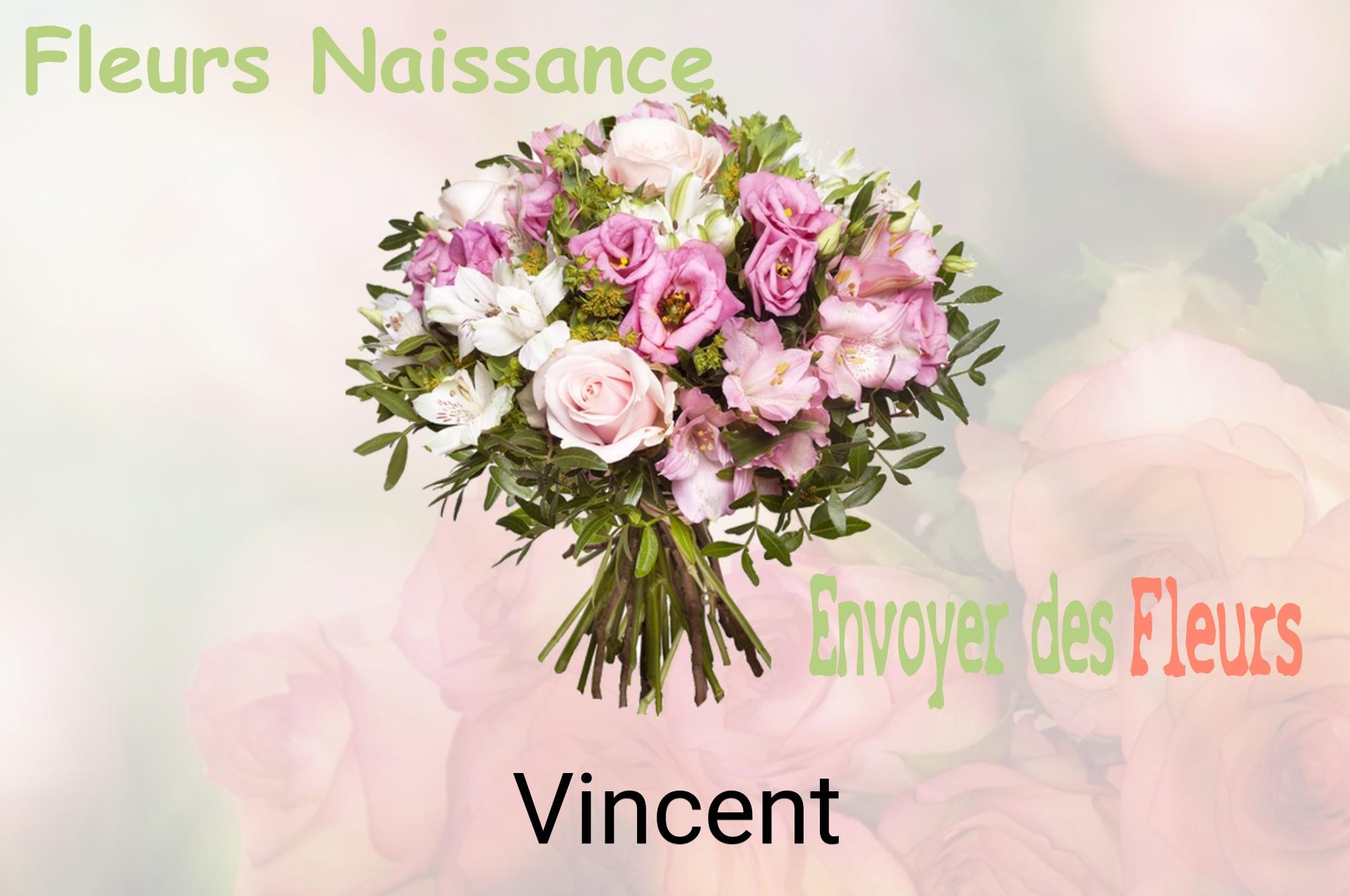 Bouquet de fleurs de naissance livré à Vincent